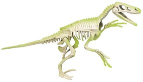 Dinozaur Archeo Fun Set Arheologic Velociraptor Luminos Clementoni