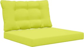 vidaXL Perna pentru canapea de exterior 2 pcs Verde Poliester