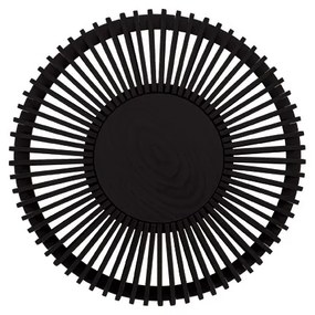 Aplica din lemn, lumina ambientala Clava Up Wood medium - black oak