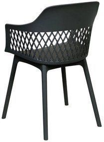 Set 2 buc scaun tip bar Anneli (negru). 1077426