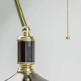 Brilagi - Lampă de birou BANK OFFICE 1xE27/60W/230V negru/auriu/verde