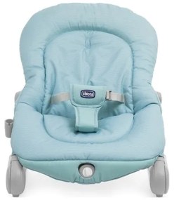 Chicco - Șezlong BALLOON Froggy pentru bebeluși, cu vibrații și melodii, 2xAA + 1xLR20, albastru