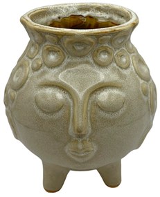 Vaza ceramica Antique, 15x12cm, Bej