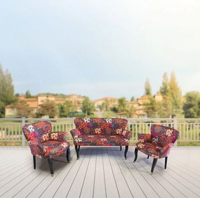 Set canapea cocktail Relax Homs textil portocaliu