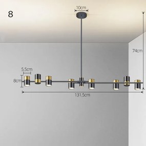 CASA LONG Corp de iluminat bar by Anzazo