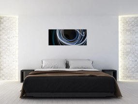 Tabloul cu linii albastre (120x50 cm)
