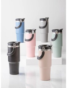 Sticlă neagră de călătorie din oțel inoxidabil 1 l Eco – Ladelle