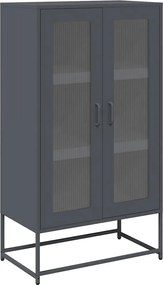 vidaXL Dulap înalt, antracit, 68x39x123 cm, oțel