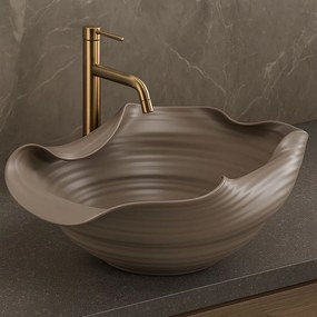 Lavoar ceramic pentru blat REA HM-66TB Handmade ART