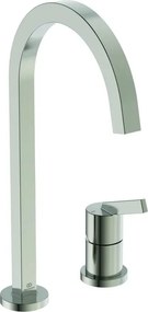 Baterie bucatarie Ideal Standard Gusto Square 217 argintiu Silver Storm 2 elemente