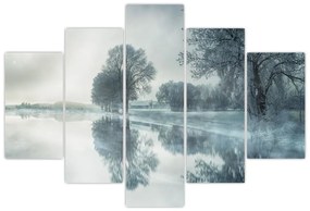 Tablou cu natura iarna (150x105 cm)