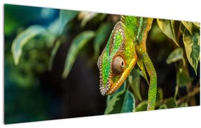 Tablou cu cameleon (120x50 cm)