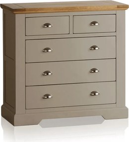 Comodă lemn masiv gri Ives Personalizabilă, 96 × 42 × 91 cm