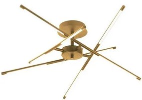 Lustră LED aplicată Rabalux 71339 HENLI2 LED/40W/230V 3000K auriu