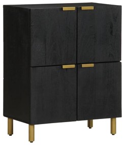 vidaXL Dulap, negru, 60x33x75 cm, lemn prelucrat