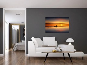 Tablou - cu barca (90x60 cm)