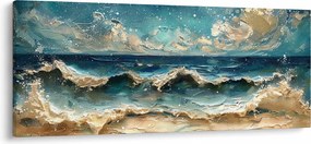 Tablou - Pictura mării (120x50 cm)