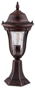 Mini stalp exterior 1 bec E27 IP44 MARK 96204MF/BRB