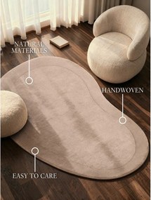 Covor bej țesut manual din amestesc de lână 125x200 cm Kari Organic – Villeroy&amp;Boch