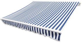 Panza copertina, albastru  alb, 4 x 3 m (cadrul nu este inclus) Albastru si alb, 400 x 300 cm