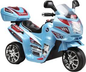 Motocicleta Electrica cu Acumulator Pentru Copii NOVOKIDS™ Moto Classico 51, 3-6 ani, max 25 kg, Cu Sunete , Trotineta Electrica, 3 Roti, MERS CU