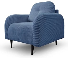 Fotoliu tapițat CLOUDY, albastru