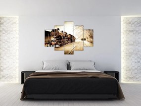 Tablou - Locomotiva istorică (150x105 cm)