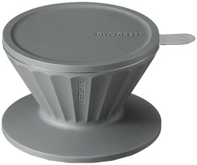 Cana cu filtru de cafea Buydeem CD1024-IG, 300 ml, Sticla borosilicata, Otel inoxidabil, Gri