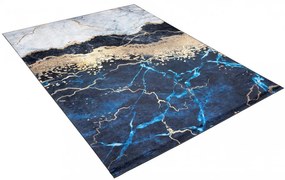 Covor albastru la modă cu model abstract Lăţime: 80 cm | Lungime: 150 cm