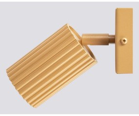 Spot auriu 8x16 cm Gleam – Sollux