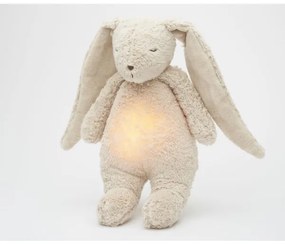 Pluș de îmbrățișat cu sunete și lumină Moonie iepuraș 2.0 organic sand