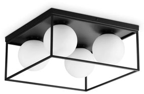 Plafoniera design modern Lingotto pl4 negru