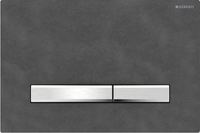 Geberit 115.788.JM.2 - Placă de acționare Sigma50 24,6x16,4 cm ardezie/crom mat
