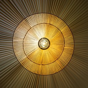 Brilagi - Lustră aplicată LED CERIA BOHO 1xE27/40W/230V Ø 50 cm maro