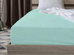 Cearsaf jersey EXCLUSIVE mentol 140x200cm, 100% bumbac