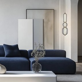 Pendul cu cablu PUMA LED/15W/230V, diam. 14 cm, negru