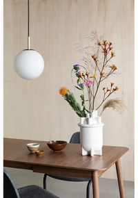 Masă de dining extensibilă cu blat cu aspect de lemn de nuc 80x120 cm Glimps – Zuiver