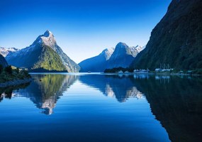 Fototapet - Munții și lac - Noua Zealanda (254x184 cm), în 8 de alte dimensiuni noi