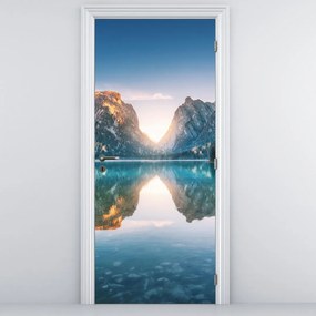 Fototapet pentru ușă - Lac montan (95x205cm)
