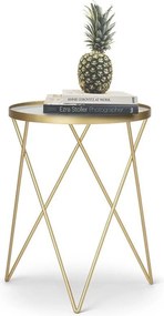 Masuta EMILY Ø 35,5 cm, aurie