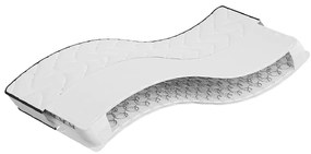 vidaXL Saltea cu arcuri bonnell de copii, fermitate medie, 80x160 cm