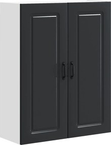 vidaXL Dulap de bucătărie Kalmar Negru 80 x 31 x 100 cm Lemn compozit