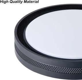 Brilagi - plafonieră LED dimabilă KREON LED/54W/230V 3000-6000K negru Ø 38 cm + telecomandă