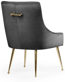 Scaun Sizar negru/gold – H86 cm