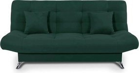 Canapea extensibila VIOLA, stofa verde - Elia 39, 192x89x48 cm