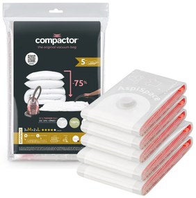 Compactor Set de saci de depozitare sub vidAspispace 3x M 70 l, 2x L 120 l, 5 buc.
