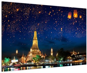 Tablou - Lampioane norocului, Bangkok (90x60 cm)