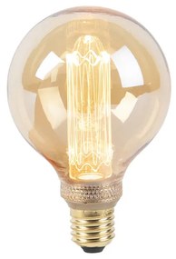 Lampă LED G95 E27 5W 1800K chihlimbar reglabilă în 3 trepte