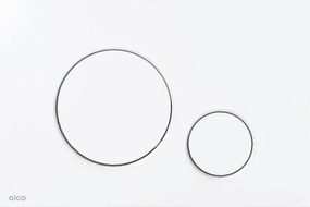 Clapeta de actionare Alca Thin M676 alb mat