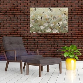 Tablou - Vintege fluturi (90x60 cm)